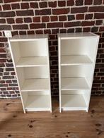Witte (boeken) kasten (prijs voor 2 stuks), Ophalen, Minder dan 50 cm, Gebruikt, 100 tot 150 cm