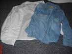 jeans hemd denim co en wit hemd hema 110, Kinderen en Baby's, Kinderkleding | Maat 110, Ophalen, Gebruikt, Jongen
