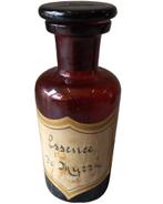 Essence de Myrrhe apothekersflesje., Antiek en Kunst, Curiosa en Brocante, Ophalen of Verzenden