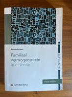 Familiaal vermogensrecht in essentie (vijfde editie), Boeken, Ophalen of Verzenden, Zo goed als nieuw, Nederlands, Renate Barbaix