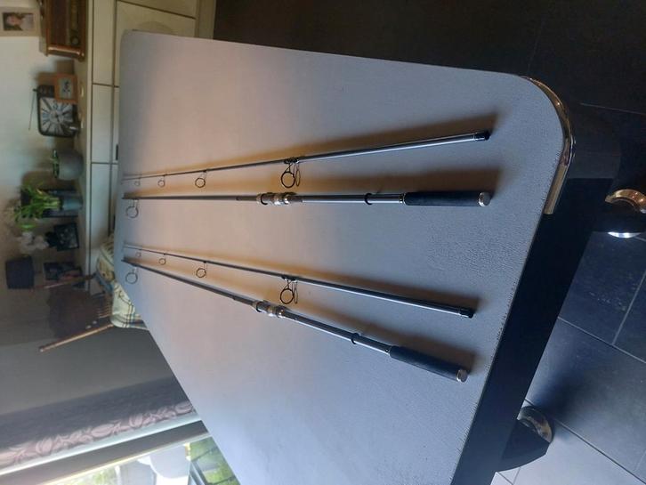 2 karperhengels, 13ft 3lb Stairbaits! Nieuwstaat!, Watersport en Boten, Hengelsport | Karpervissen, Zo goed als nieuw, Ophalen