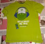 170/176 15/16 jaar T-shirt music makes me smile groen, Kinderen en Baby's, Kinderkleding | Maat 170, Gebruikt, Jongen of Meisje