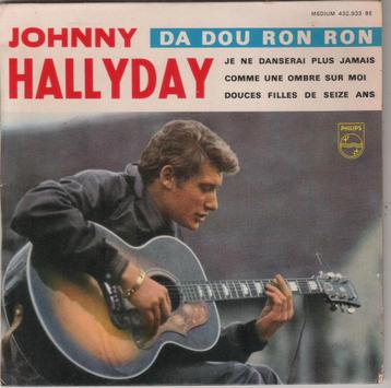 Johnny Hallyday - Da Dou Ron Ron  EP 12ème série, Enlèvement ou Envoi, Utilisé, 7 pouces, EP