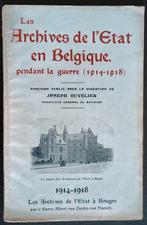 1914-1918.Les Archives de l'Etat à Bruges (van Zuylen), Enlèvement ou Envoi