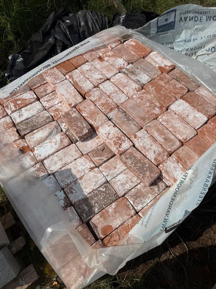 Oud laethem xm50 gevelstenen/metselstenen, Doe-het-zelf en Bouw, Metselstenen, Zo goed als nieuw, Ophalen