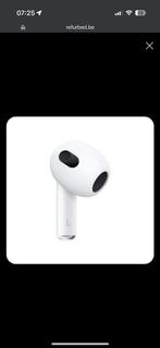 Gezocht linker oortje airpod 3e generatie, Telecommunicatie, Mobiele telefoons | Oordopjes, Ophalen, Zo goed als nieuw
