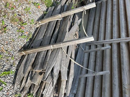 lot kastanje gekloven palen, Tuin en Terras, Tuinhekken en Hekwerk, Ophalen of Verzenden