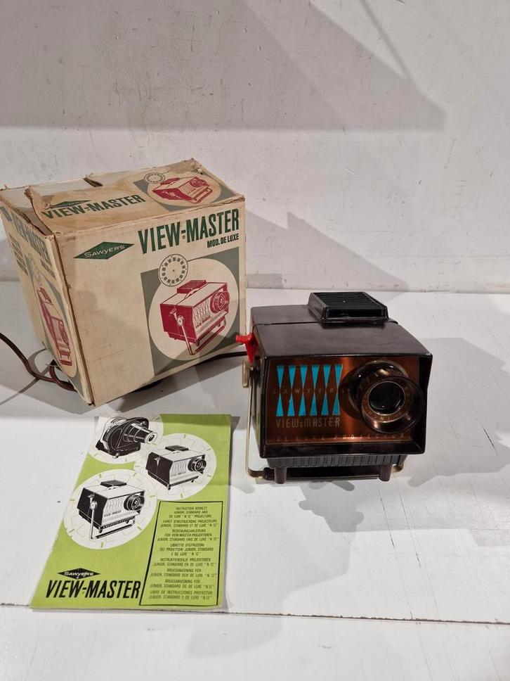 View master projector De luxe Sawyers in doos viewmaster, Verzamelen, Retro, Audio en Video, Ophalen of Verzenden
