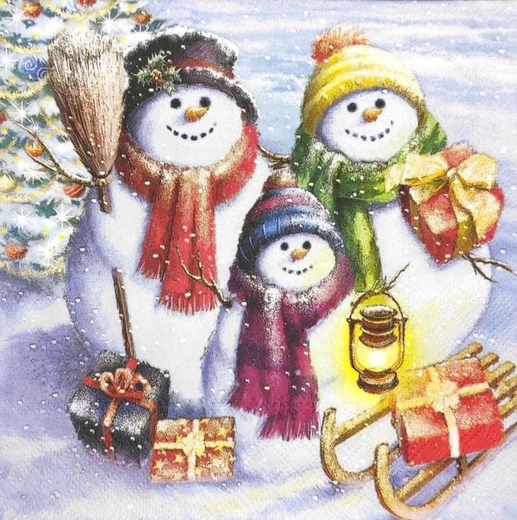 4 papieren servetten, patroon 75, ideaal om te knutselen, Hobby en Vrije tijd, Knutselen, Nieuw, Ophalen of Verzenden