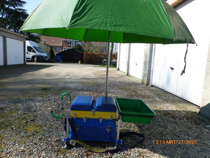 Shimano visbak, Watersport en Boten, Hengelsport | Algemeen, Zo goed als nieuw, Koffer of Tas, Ophalen