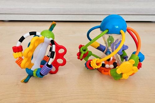 Playgro babyspeeltjes Explor-a-Ball en Play & Learn Ball, Kinderen en Baby's, Speelgoed | Babyspeelgoed, Zo goed als nieuw, Rammelaar
