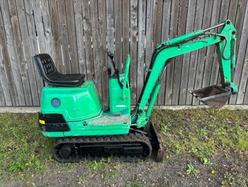 Hanix H05 minigraver deurgat graafmachine graafkraantje, Enlèvement, Excavatrice