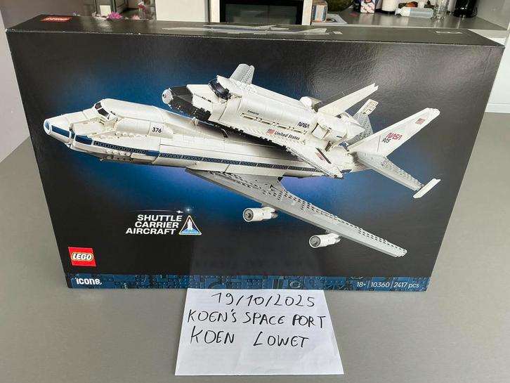 Lego Creator Expert 10360 Shuttle Carrier Aircraft, Kinderen en Baby's, Speelgoed | Duplo en Lego, Nieuw, Lego, Complete set, Ophalen of Verzenden