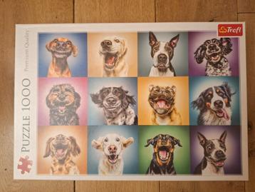 Puzzel 1000 stuks - hondensnoetjes beschikbaar voor biedingen