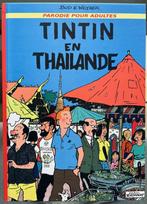 Tintin en Thaïlande, en couleur, parodie originale signée, Livres, Enlèvement ou Envoi, Neuf