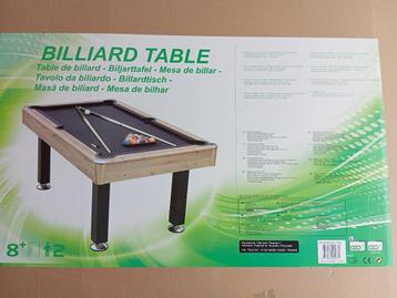 Tafel biljart  beschikbaar voor biedingen