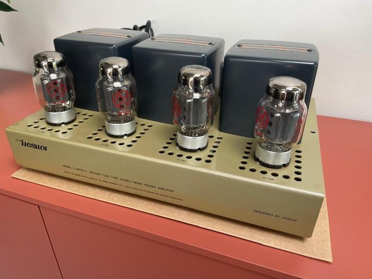 Uesugi U-bros 3 - Japanse eindversterker - met omvormer., Audio, Tv en Foto, Buizenversterker, Versterker, Ophalen of Verzenden