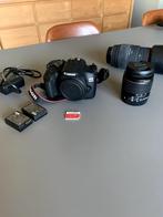 Camera Canon EOS 2000D Body, 2 lenzen, SD-kaart, Spiegelreflex, Canon, Gebruikt, 24 Megapixel