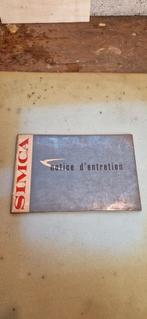 Manuel de bord Simca 1962, Enlèvement