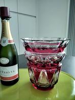 vase en cristal Val St Lambert, Enlèvement ou Envoi