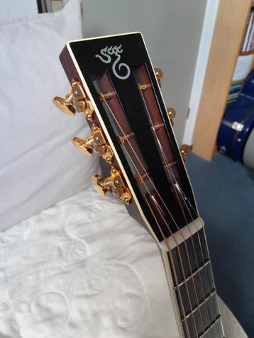 Santa Cruz OO Custom (2018), Musique & Instruments, Enlèvement, Comme neuf, Guitare Western ou Guitare Folk, Avec valise
