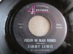 Jimmy Lewis - Feelin In Mah Bones / Koppin A Plea, CD & DVD, Vinyles Singles, 7 pouces, R&B et Soul, Utilisé, Enlèvement ou Envoi