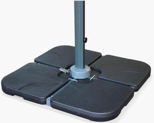 4x halterschijven voor offset Zweefparasol - Zwart, Tuin en Terras, Overige Tuin en Terras, Nieuw, Ophalen of Verzenden