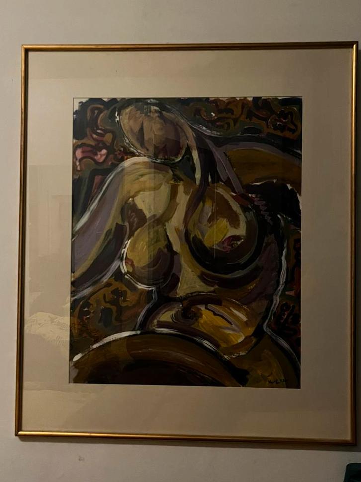 Kunst Schilderij Aalst Karl Mechnig 1992, Antiquités & Art, Art | Peinture | Classique, Enlèvement