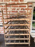 Vintage Oud bakkersrekken met ijzeren taarten ringen, Enlèvement