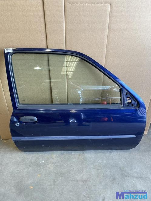 FORD FIESTA 4 Blauw rechts rechter deur portier 1998-2001, Auto-onderdelen, Carrosserie, Deur, Ford, Gebruikt, Ophalen