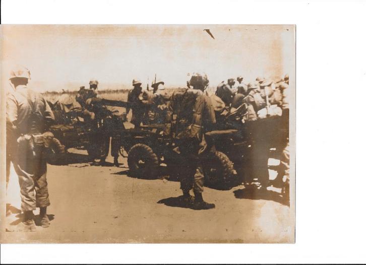 lot van 8 Press foto's US, Verzamelen, Militaria | Algemeen, Landmacht, Foto of Poster, Ophalen of Verzenden