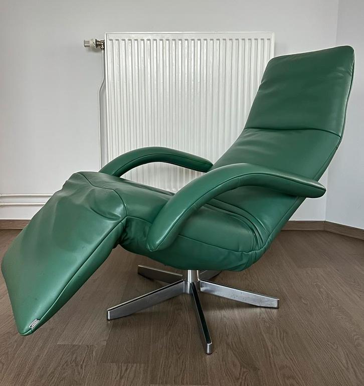 JORI Yoga Design Fauteuil, Huis en Inrichting, Fauteuils, Zo goed als nieuw, Leer, Metaal, 75 tot 100 cm, 125 tot 150 cm, Ophalen