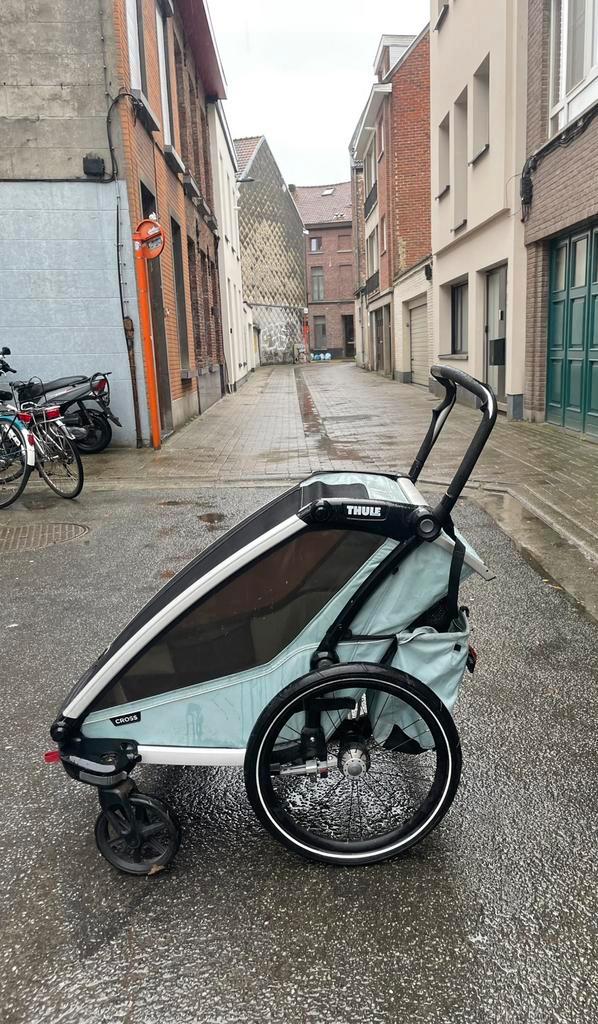 Fietskar Thule Cross, Fietsen en Brommers, Fietsaccessoires | Aanhangwagens en Karren, Gebruikt, Ophalen