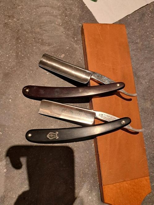 2 Filharmonica scheermessen, Antiek en Kunst, Curiosa en Brocante, Ophalen of Verzenden