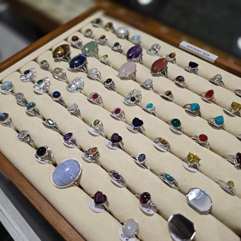 ==> Bagues | Pierres précieuses | Mystères <==, Handtassen en Accessoires, Ringen, Nieuw, Dame of Heer, Zilver, Met edelsteen