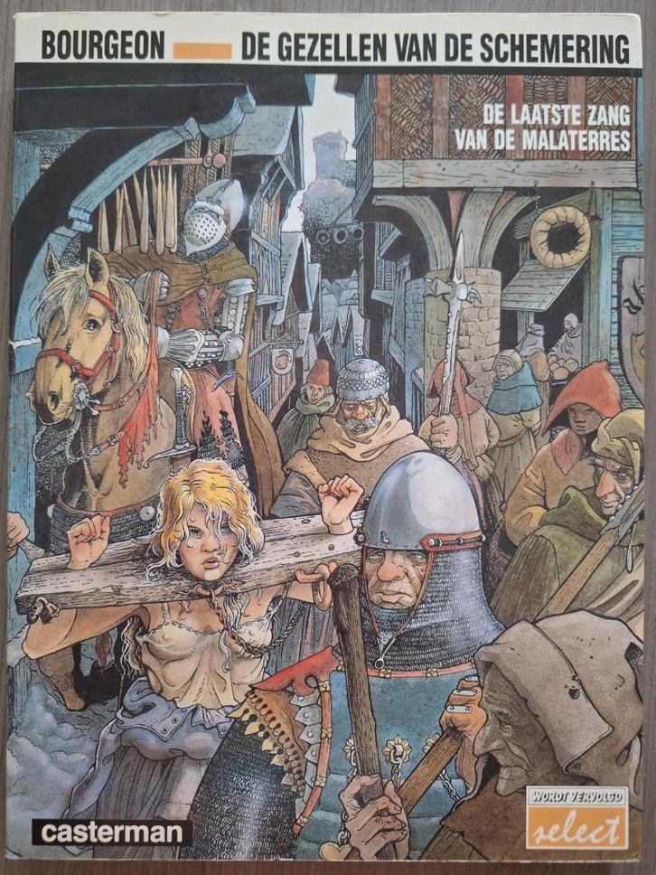 DE GEZELLEN VAN DE SCHEMERING : De laatste zang van de Malat, Boeken, Stripverhalen, Zo goed als nieuw, Eén stripboek, Ophalen of Verzenden