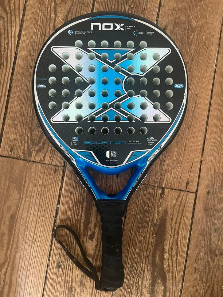 Nox Equation WPT 2023 Padel Racket, Sport en Fitness, Padel, Zo goed als nieuw, Ophalen of Verzenden