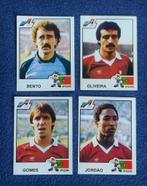 4 versch. Panini stickers voetbal 'Euro 1984 - Portugal ', Enlèvement ou Envoi, Neuf, Plusieurs autocollants