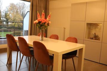 Witte hoogglans tafel IKEA beschikbaar voor biedingen