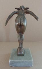 ONBEKEND / NAAKTE VROUW / SCULPTUUR BRONS / H= 18cm, Antiek en Kunst, Ophalen of Verzenden