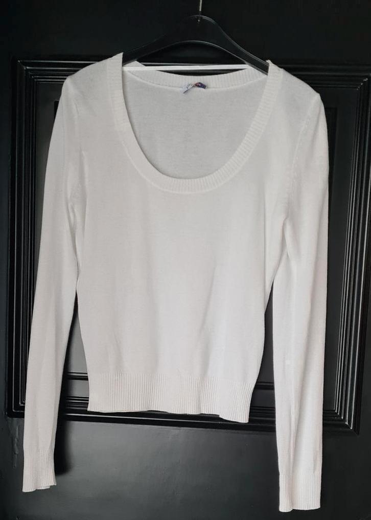 Fijn truitje, maat S, Kleding | Dames, Topjes, Zo goed als nieuw, Maat 36 (S), Wit, Lange mouw, Ophalen of Verzenden