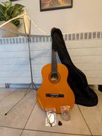 Gitaar met extra snaren en een gitaar zakje koraal, Musique & Instruments, Instruments à corde | Guitares | Acoustiques, Enlèvement ou Envoi