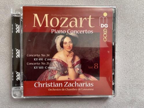 Zacharias Mozart Piano Concertos vol 8 SACD 0760623173764, Cd's en Dvd's, Cd's | Klassiek, Zo goed als nieuw, Orkest of Ballet