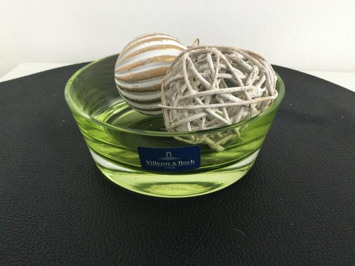 Mooie glazen schaal van Villeroy en Boch, Antiek en Kunst, Antiek | Glaswerk en Kristal, Ophalen of Verzenden