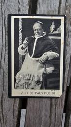 PAUS Pius XI, Verzamelen, Bidprentjes en Rouwkaarten, Ophalen