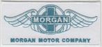 Morgan Motor Company stoffen opstrijk patch embleem #2, Verzenden, Nieuw