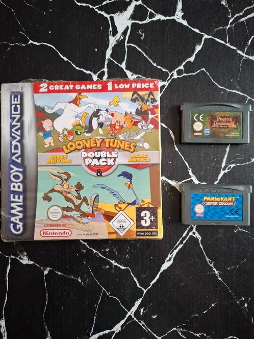 4 Gameboy Advance-spellen! Mario Kart enz., Games en Spelcomputers, Games | Nintendo Game Boy, Zo goed als nieuw, Avontuur en Actie