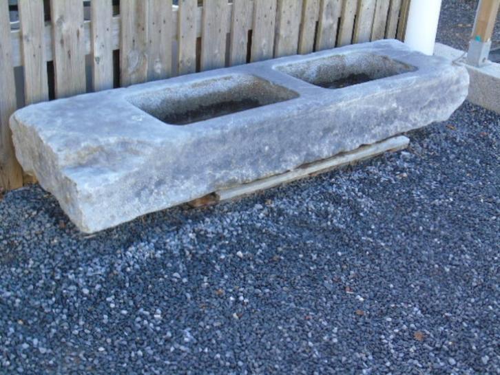 bac , auge pierre bleu jardinière , voir photos !!, Jardin & Terrasse, Bacs à fleurs & Jardinières, Comme neuf, Pierre, Intérieur