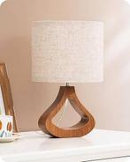 Lampe de chevet en bois | LIVRAISON GRATUITE, Neuf, -, -, EDISHINE