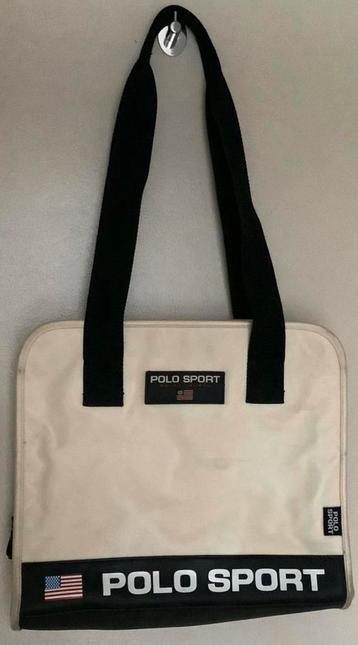 POLO SPORT TAS Ralph Lauren ecru/zwart ‘97 beschikbaar voor biedingen